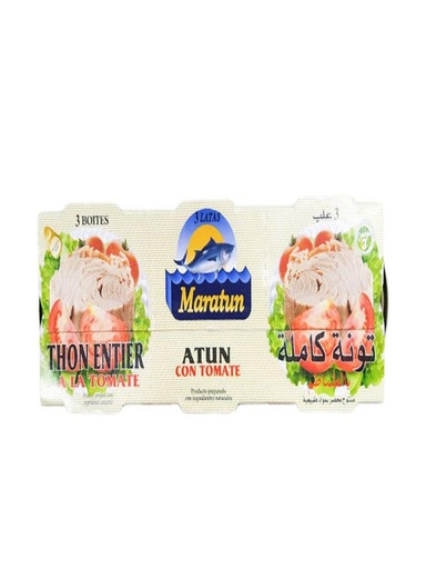 تونه طماطم ماراثون 3 علب 65*3 G