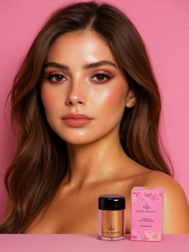 ✨ لمعة نباتية متعددة الاستخدام للعيون والشفاه والجسم – MOZA BEAUTY MAGIC STAR ✨