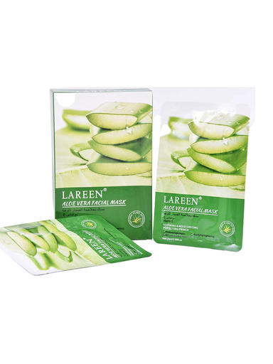 Aloe Vera Facial Mask - 25ML x 10 PCS