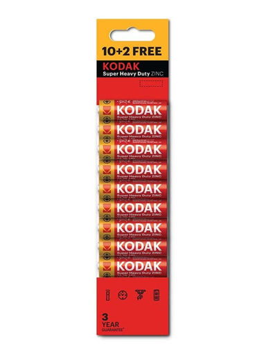 Super Heavy Duty Zinc AA Batteries – Pack of 12