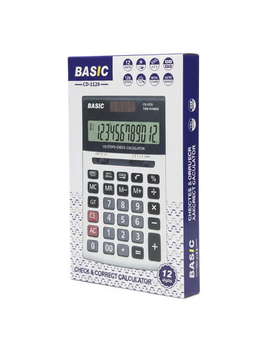 BASIC CD-1128 Desktop Calculator