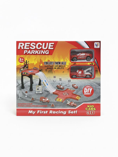 Rescue Parking Toy Set – DIY Assembly for Ages 3+