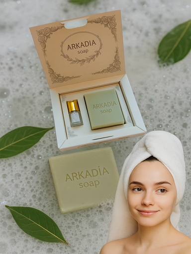 Natural laurel soap with purity Musk