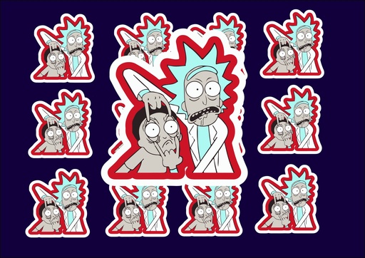 Rick and Morty Sticker
