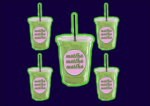 Matcha Sticker